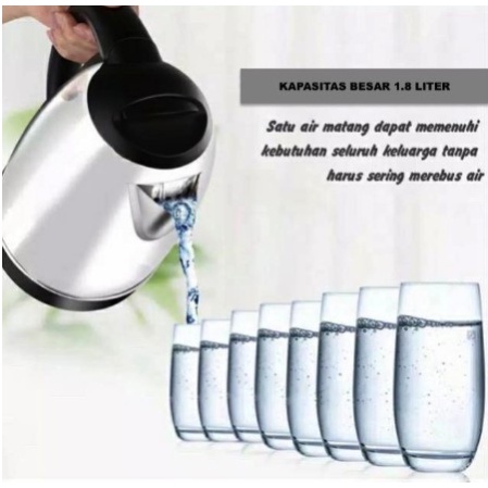 Teko Listrik 1,8 Liter Murah