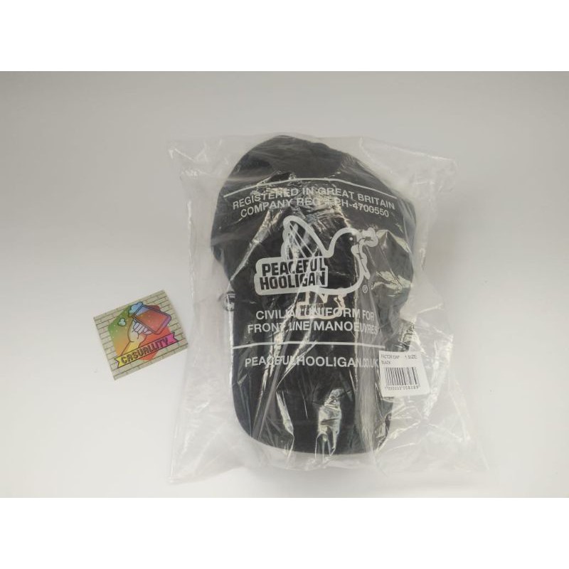 Topi Cap Peaceful Hooligan Black