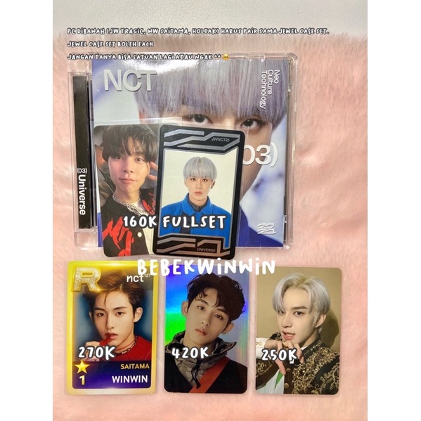 [PAIRING] PC PHOTICARD WINWIN HOLO TAKE OFF SAITAMA R CARD JUNGWOO KIHNO TRAGIC