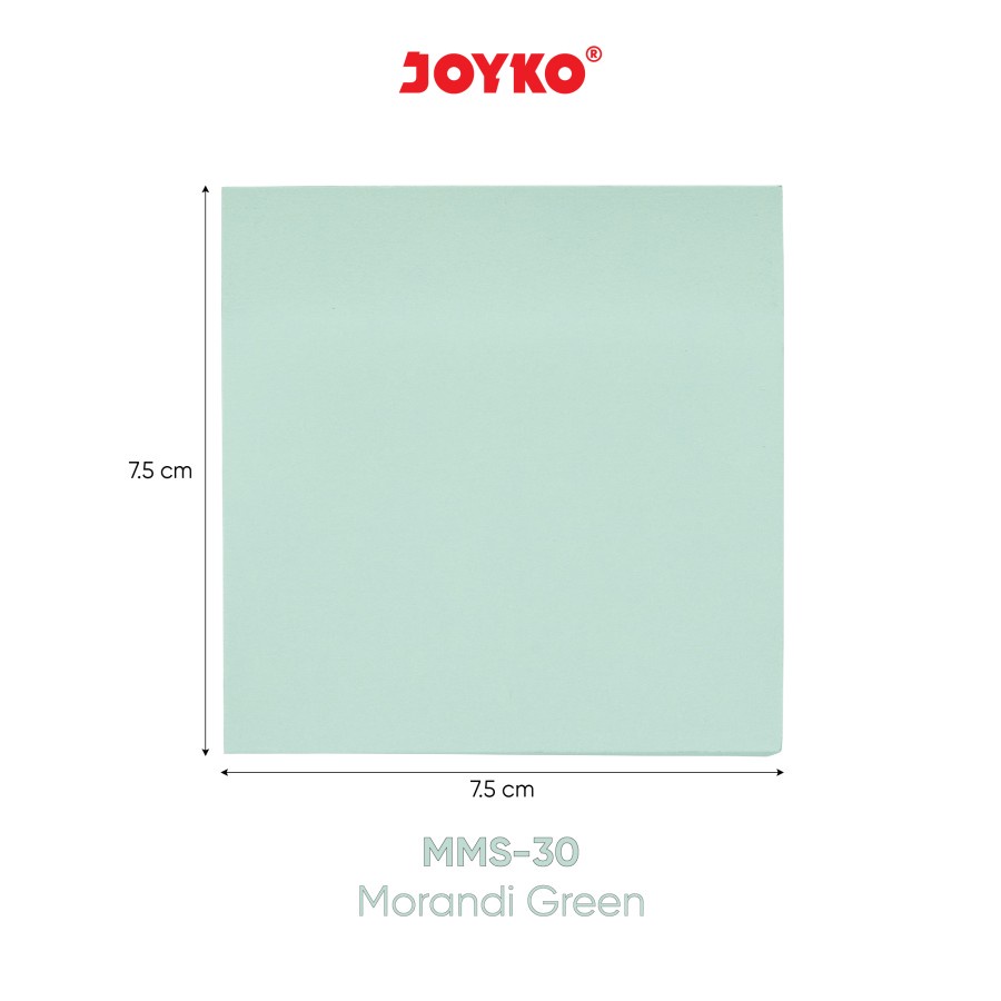 Memo Stick Sticky Note JOYKO MMS-30 Morandi Color-Morandi Green