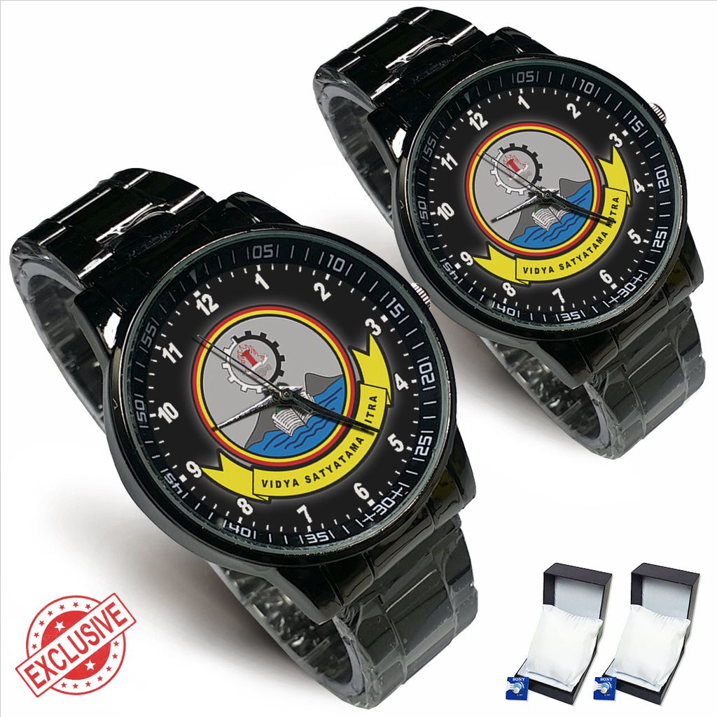 Jam Tangan Rantai Couple PUSDIK BINMAS (Keren)