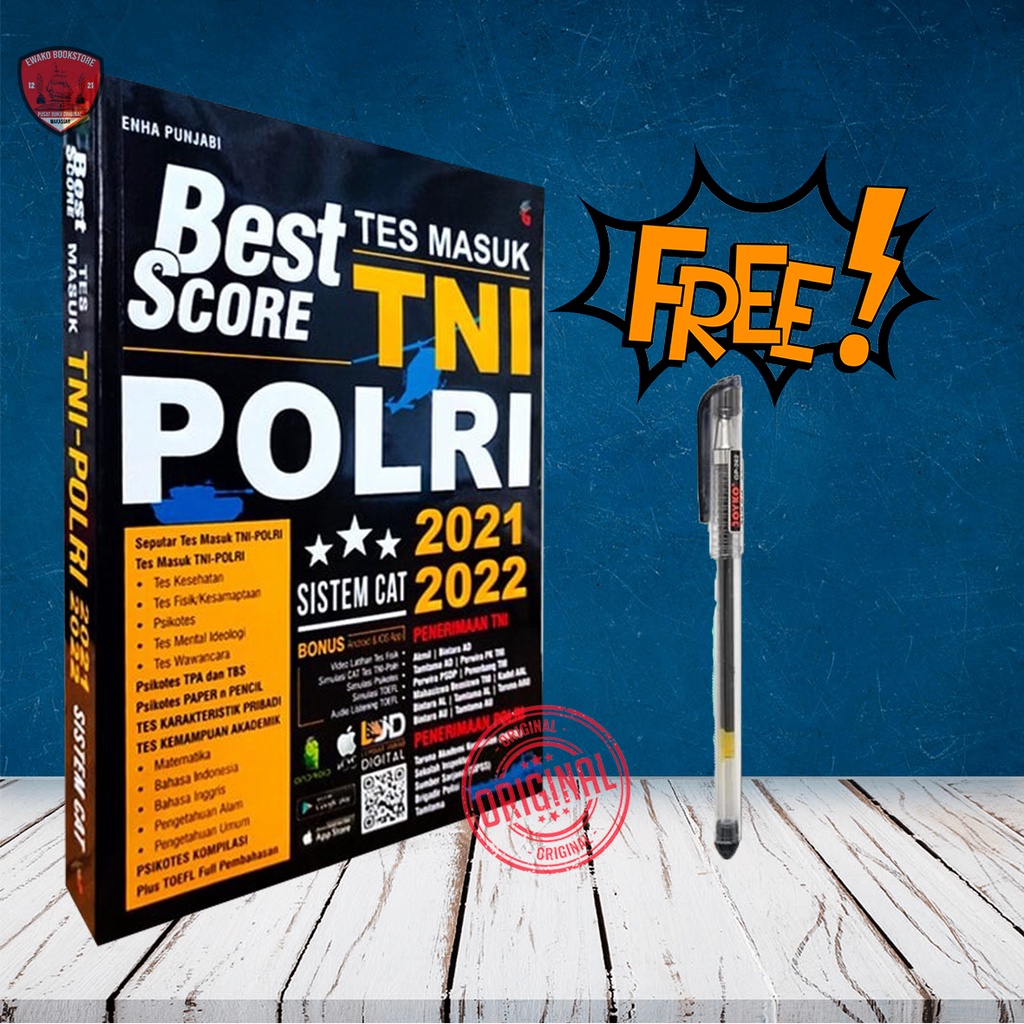 BUKU TES TNI POLRI- BEST SCORE TES TNI POLRI 2021-2022