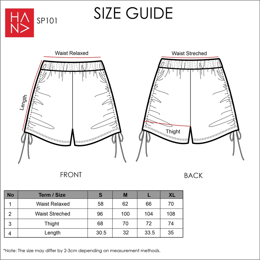 HanaFashion JKT - Noze Short Pants  Celana Pendek Wanita Korean - SP101