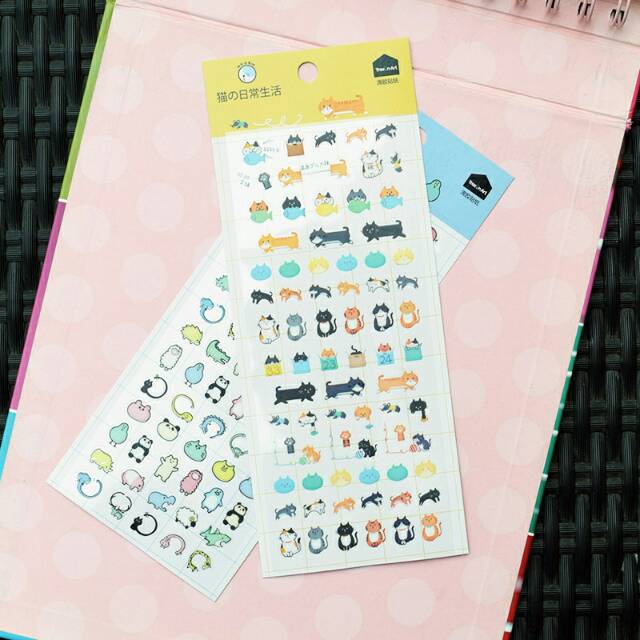 

Kawaii Animal Friend Diary Deco Stickers