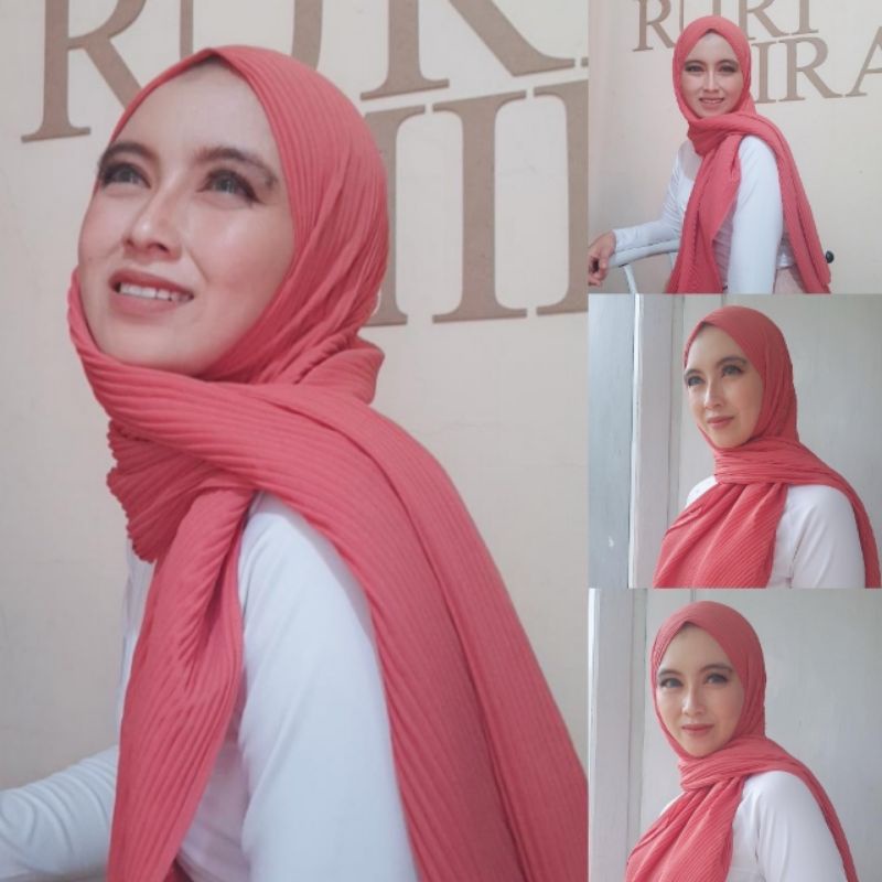 DISKON.! Pashmina FULL PLISKET || Pleated Shawl-6