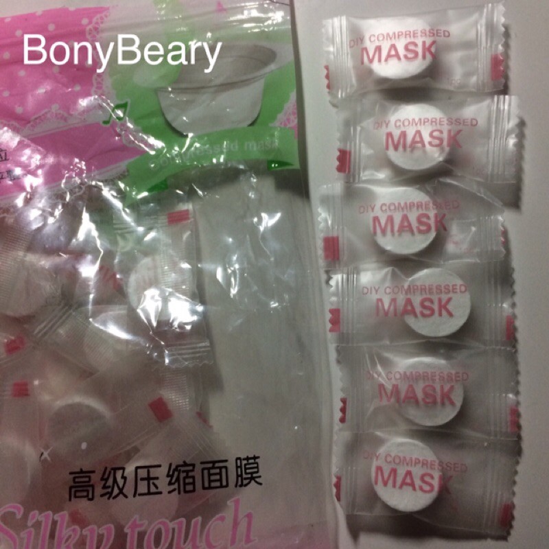 Masker Wajah Compressed Paper Mask. Silky Touch Sheet Mask. IMPORTED.