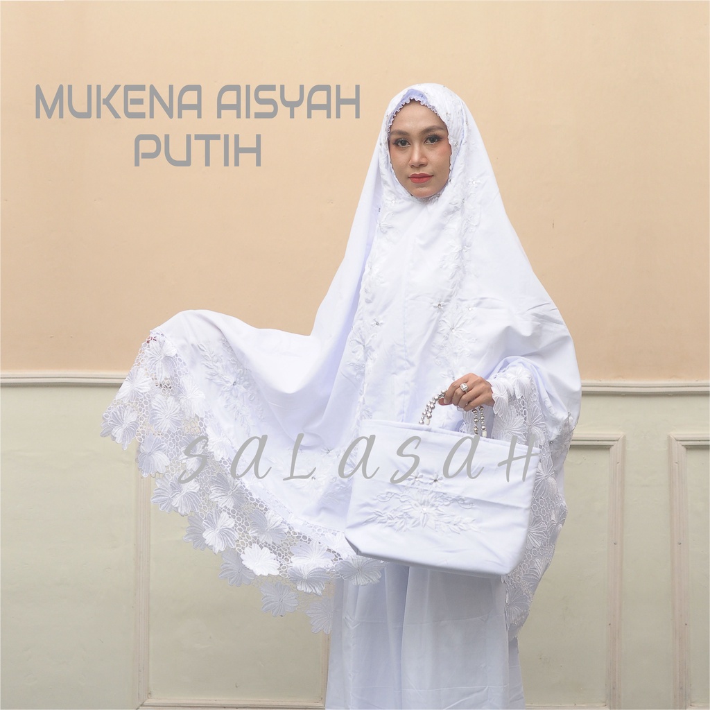 Mukena Aisyah Bordir Mewah mukena terbaru 2021 Mukena Dewasa