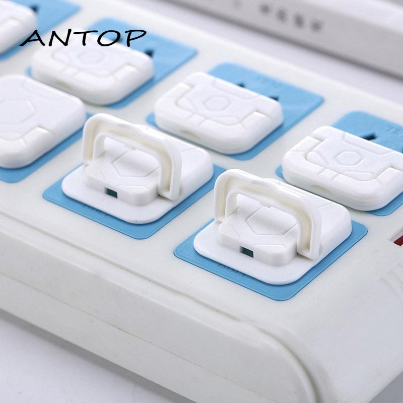 Pelindung Colokan Listrik Jari Bayi Pengaman Stop Kontak Perlindungan Penutup Plug-In ANTOP