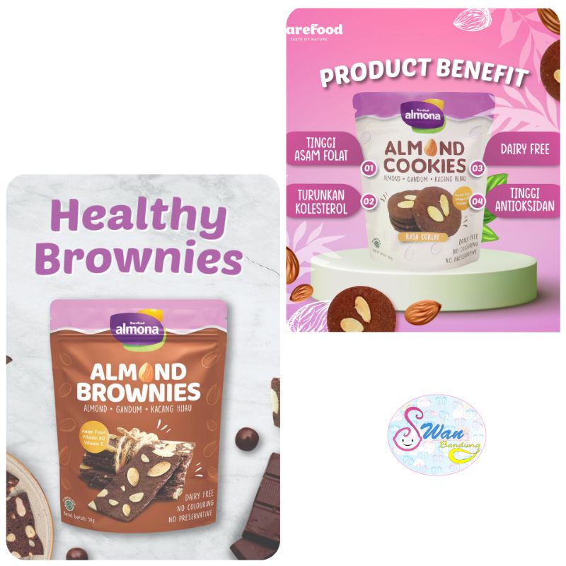 Promo Almona Buy 3 Free 1 Botol Atau Toples Cantik / ALMONA Almond Milk Powder ASI BOOSTER with Daun Katuk