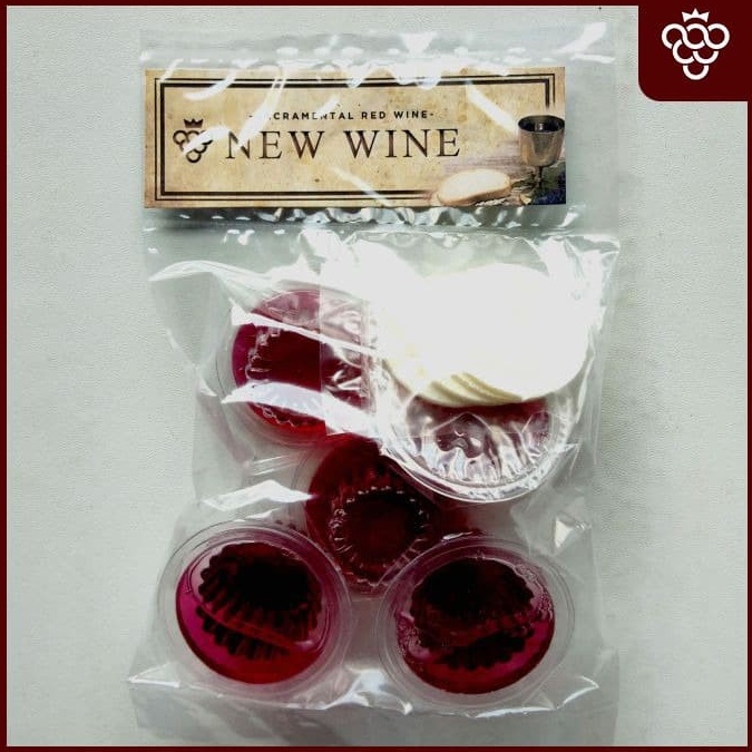 

Anggur Perjamuan Kudus Cup + Hosti - Isi 5 New Wine