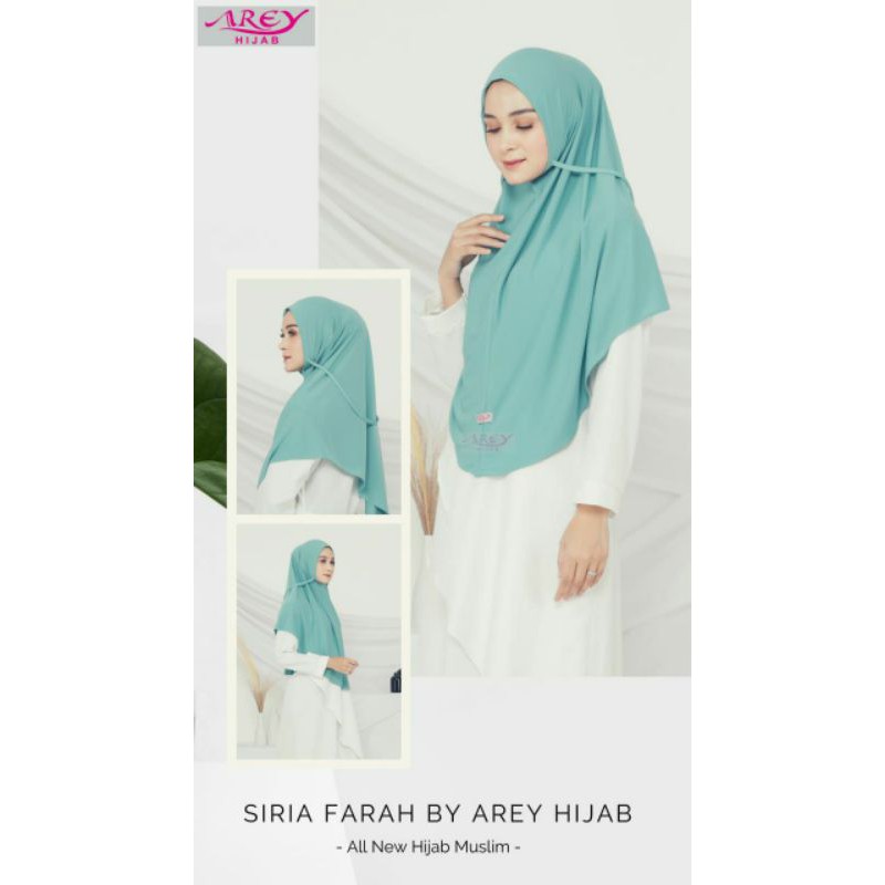 Khimar/Bergo Farah Siria Non Pet Tali By Arey Hijab
