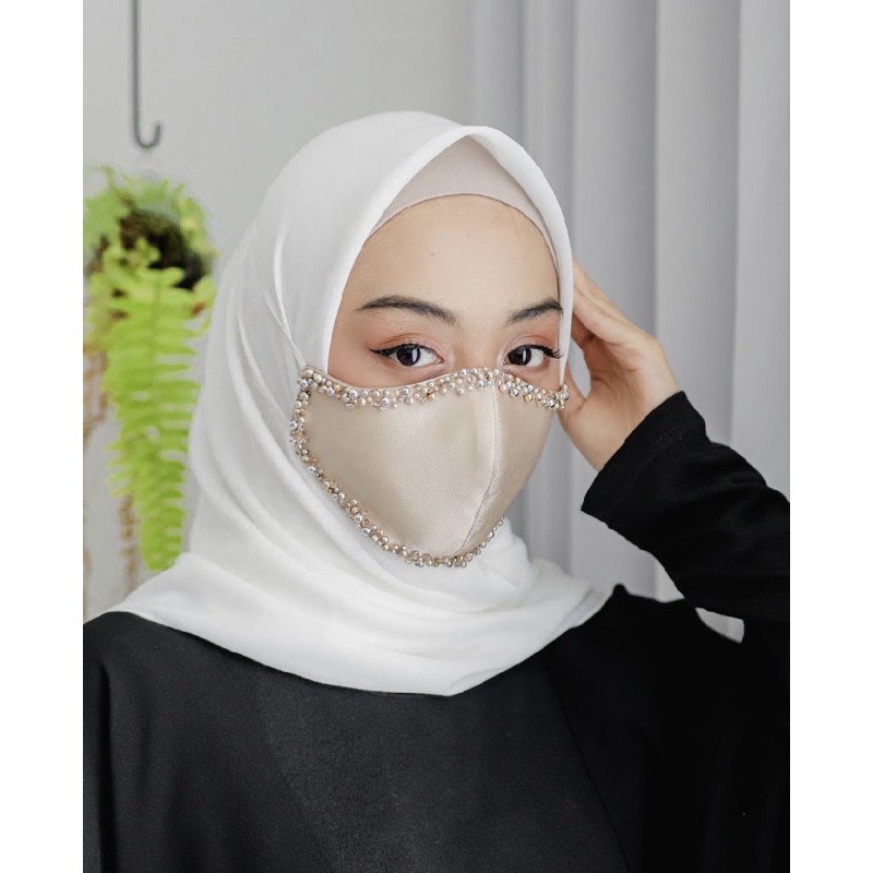 Koyu Hijab Masker Kode Luxury Aqila Best Seller