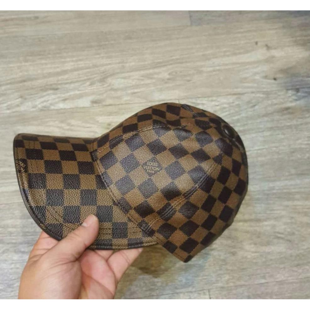 EXCLUSIVE TOPI LV DAMIER BROWN MIRROR QUALITY TERMURAH