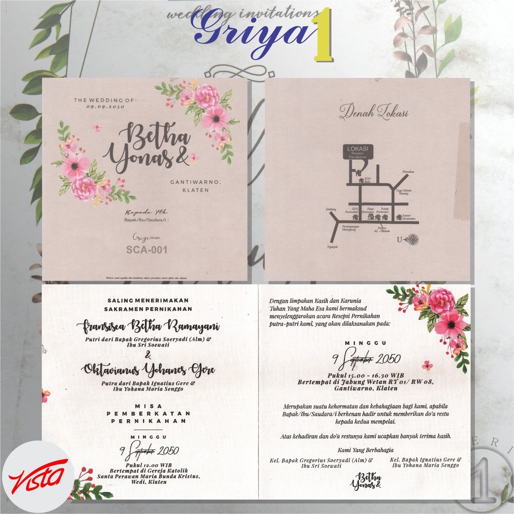 Jual undangan pernikahan aesthetic | Shopee Indonesia