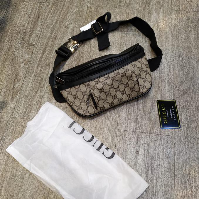 Kualitas Terbaik Waist Bag Gucci Mirror Quality / WBG01 MURAH