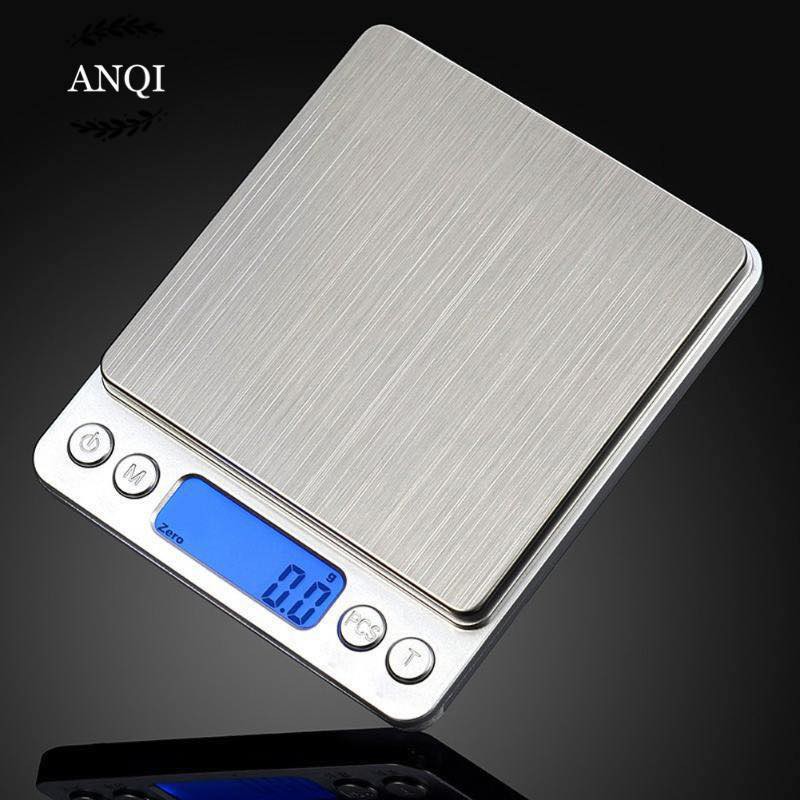 ANQI1888 Timbangan Kopi / Bumbu Dapur / Emas / Timbangan 3kg / Digital Kitchen Scale