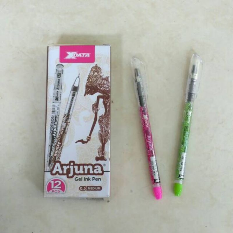 

Gel Ink Pen / Pulpen hitam XDATA Arjuna 0.5mm