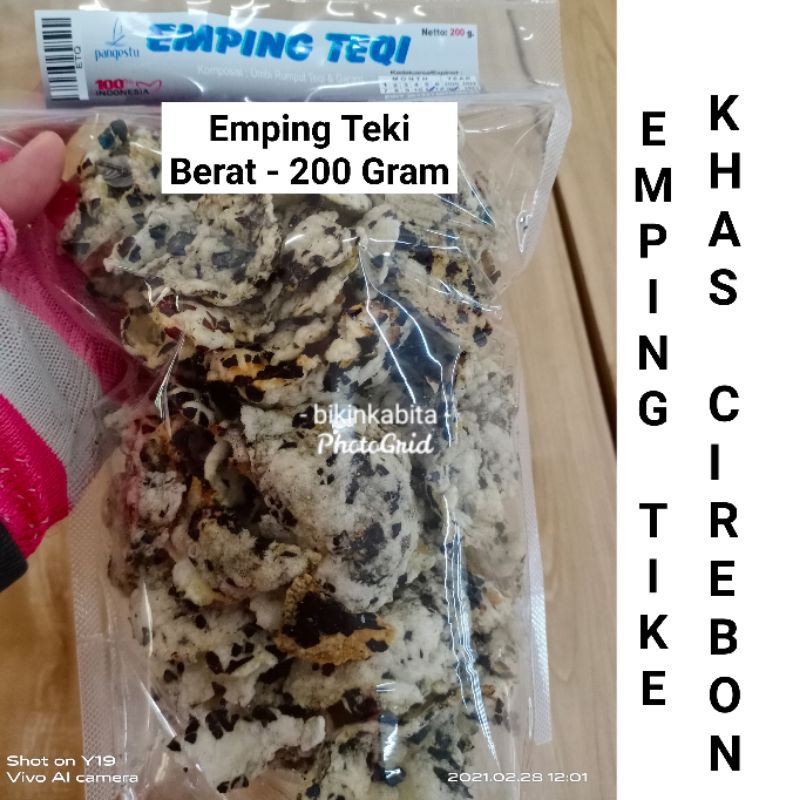 

Emping Teki / Emping Tike Khas Cirebon Berat - 200 Gram