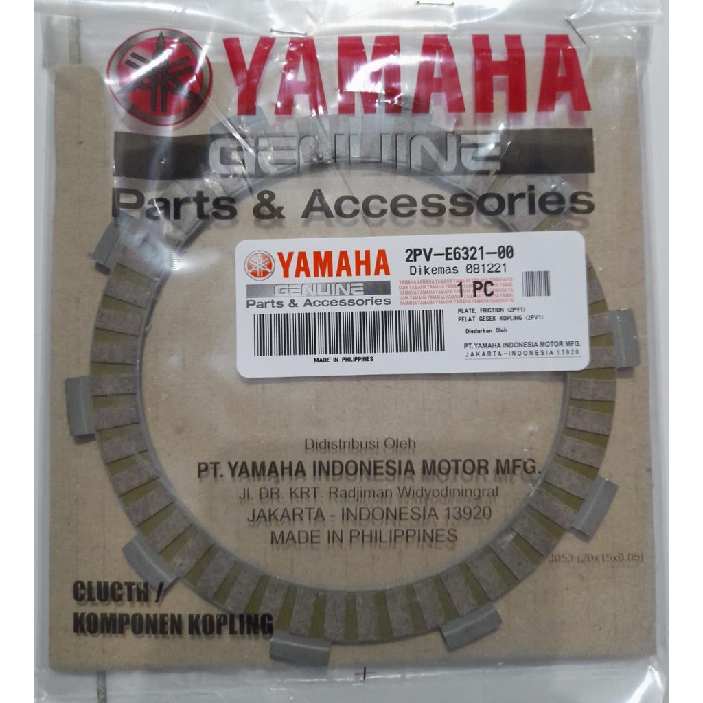 Kampas Kopling Yamaha Mx King 2PV E6321 00 HARGA PER BIJI