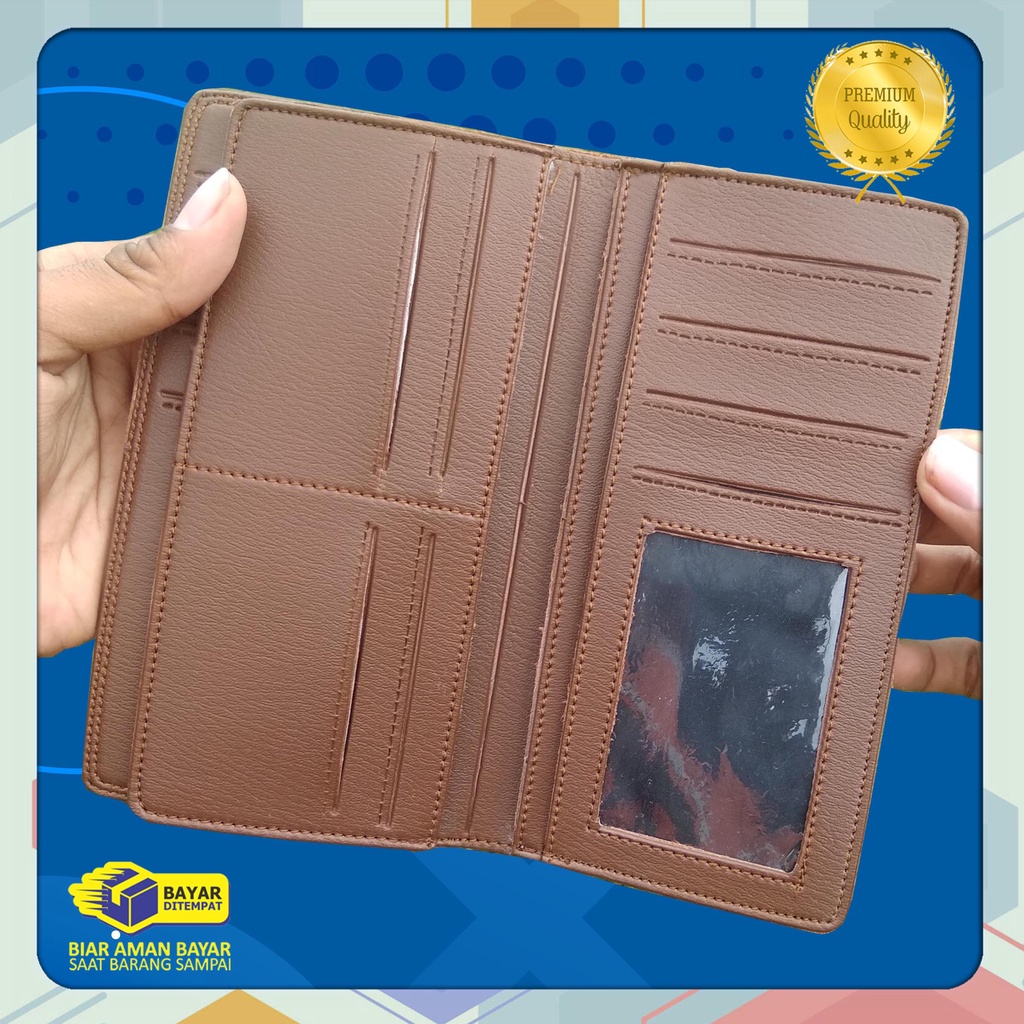 Dompet Pria Original sintetik cowok MURAH amt panjang COD bayar di tempat