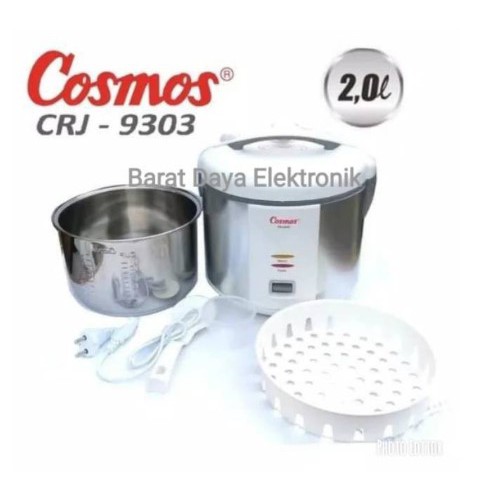 Cosmos Magic Com CRJ9303 – Magic Com 2 Liter Stainless Steel