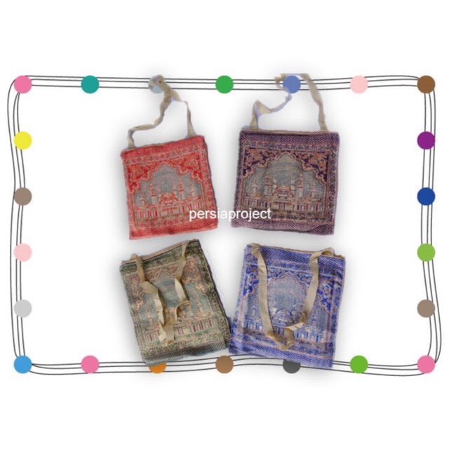 Sajadah Tas Turkiye High Quality Arbain Besar oleh oleh haji/umroh