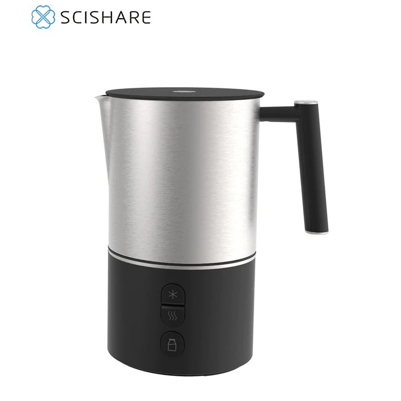 Scishare Electric Milk Foamer Pembuat Busa Susu Kopi Latte Cappucino 550W - S3101 - Silver