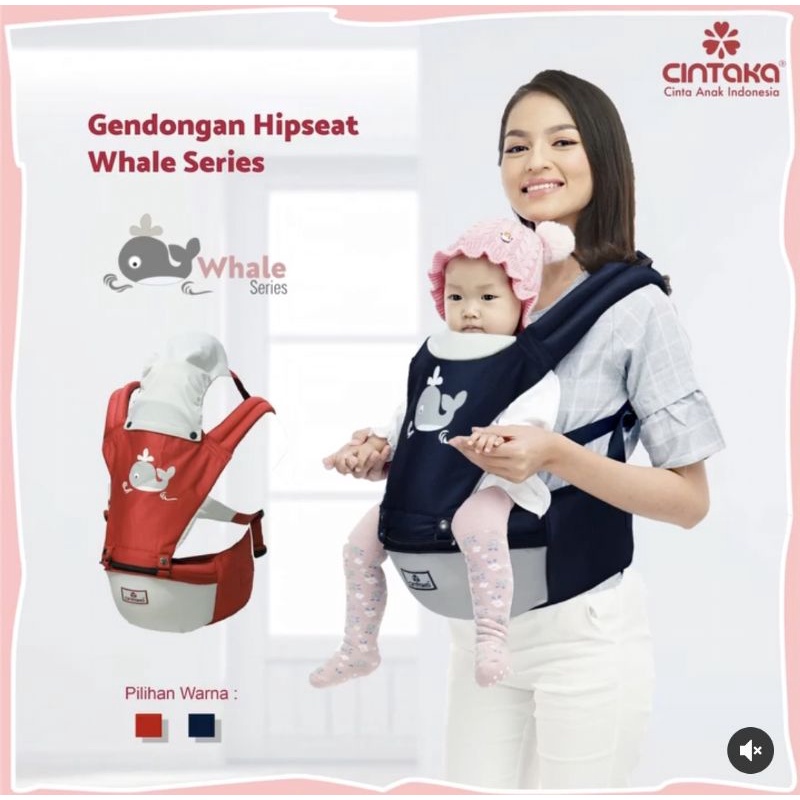 Cintaka Gendongan Bayi Hipseat 6 Posisi Whale Series - TCG 2531