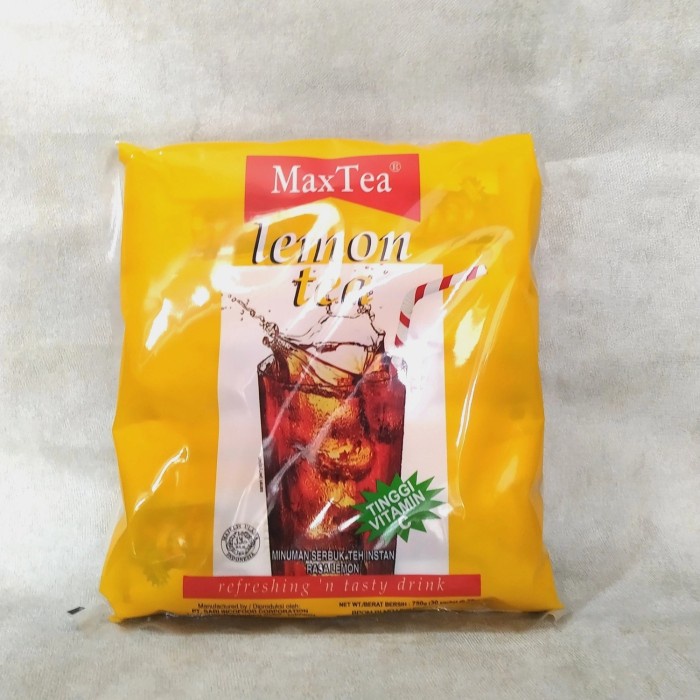 

B06 Maxtea Lemon Tea / Teh Lemon Max Tea 750 Gr (30 Sachet) Gg054S