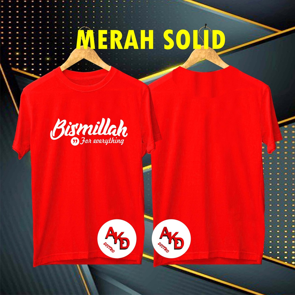 CODKAOS BISMILLAH FOR kaos pria kaos distro kaos murah wanita pria