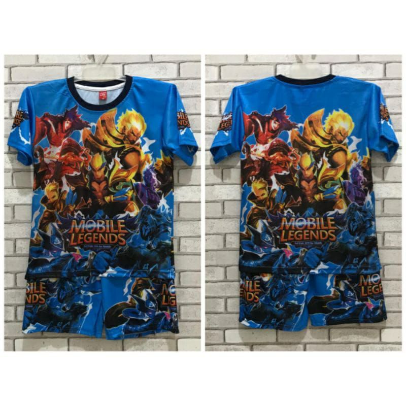 ALFIYAH ~ SETELAN KAOS ANAK MOBILE LEGEND /ML