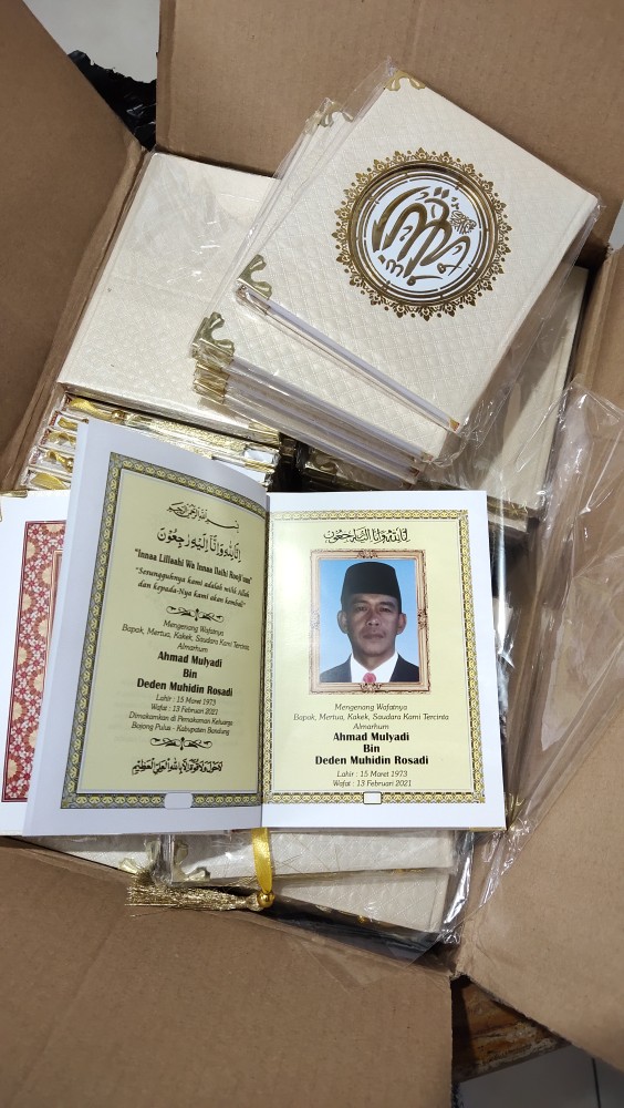 Promo Cetak Yasin 128 Halaman Hard Cover + Siku + Sisipan 3 Lembar