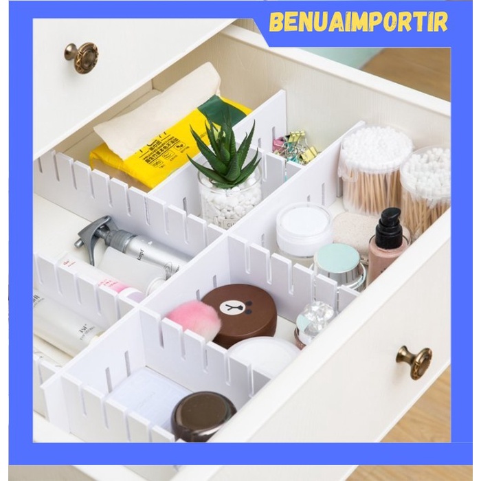

BENUAIMPORTIR - Sekat Laci Pembatas Organizer Isi 4 pcs Serbaguna - SELACUS -