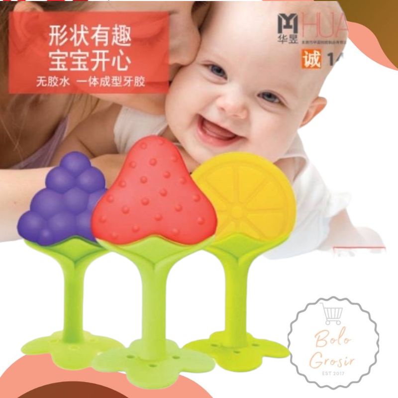 Gigitan Bayi Buah / Teether bayi BPA free silikon