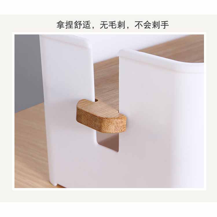 Kotak Tempat Tisu Kayu Minimalis Tissue Box - White