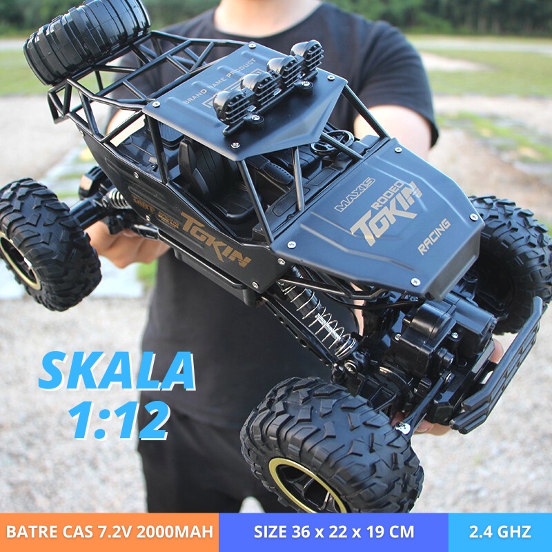 Mobil Remote Control Besar Offroad 4WD Skala 1:12