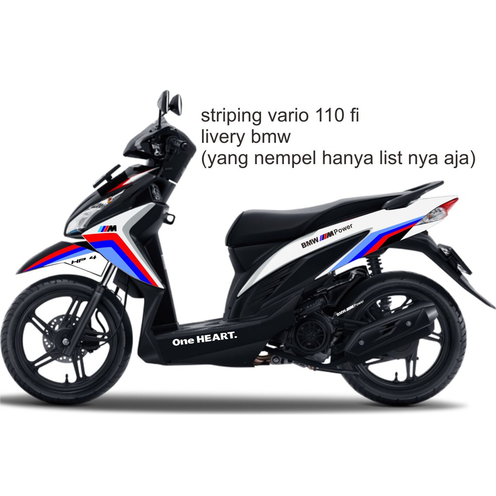 STRIPING VARIO 110 FI LIVERY BMW