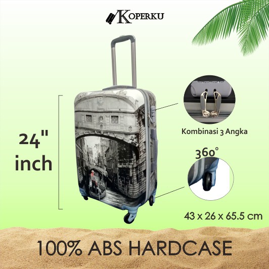 Jual Koper Travel Inch Koper Bagasi Roda Bahan Pc Hardcase Koper