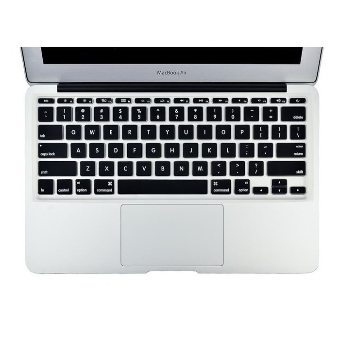 Silicone Cover Skin Pelindung Keyboard Protector MacBook Air 11 inch - Hitam