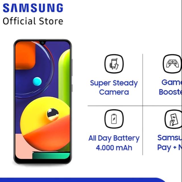 SAMSUNG  A50s 6/128 Garansi RESMI