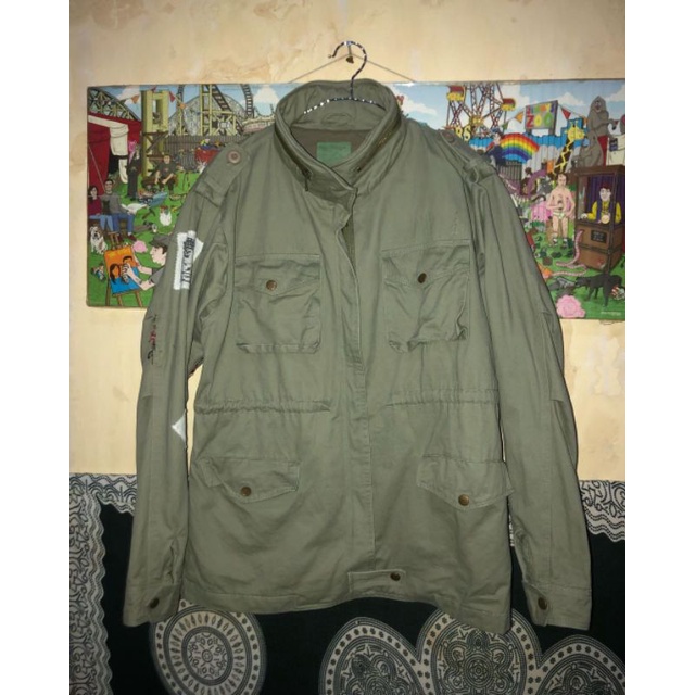 Jaket Pria Parka Army / Jaket Parka Military M65 Fashion Field / Parka Woodland Military