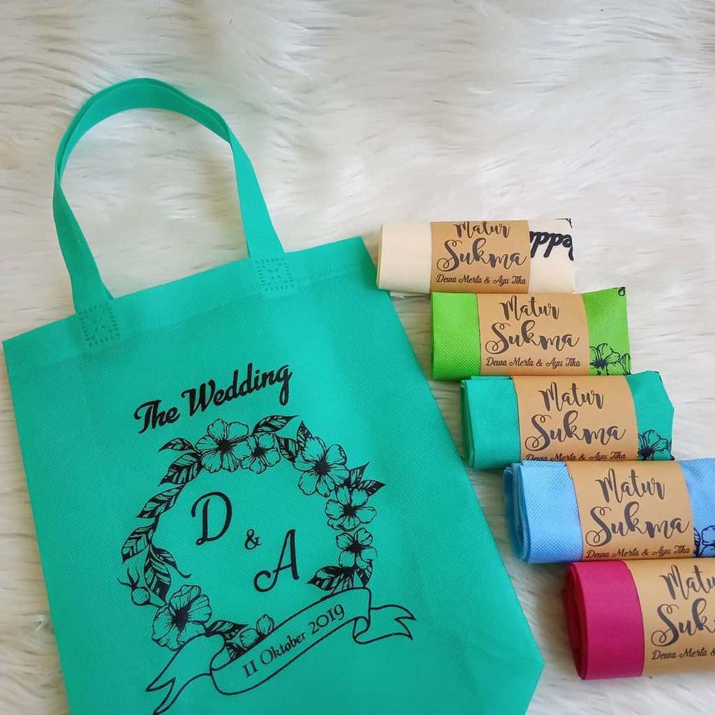 

tas spunbond souvenir pernikahan / tas pernikahan souvenir tas / souvenir tas souvenir pernikahan 5