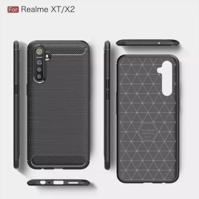 SOFTCASE  REALME X2 - CASE IPAKY CARBON  REALME X2 - SC