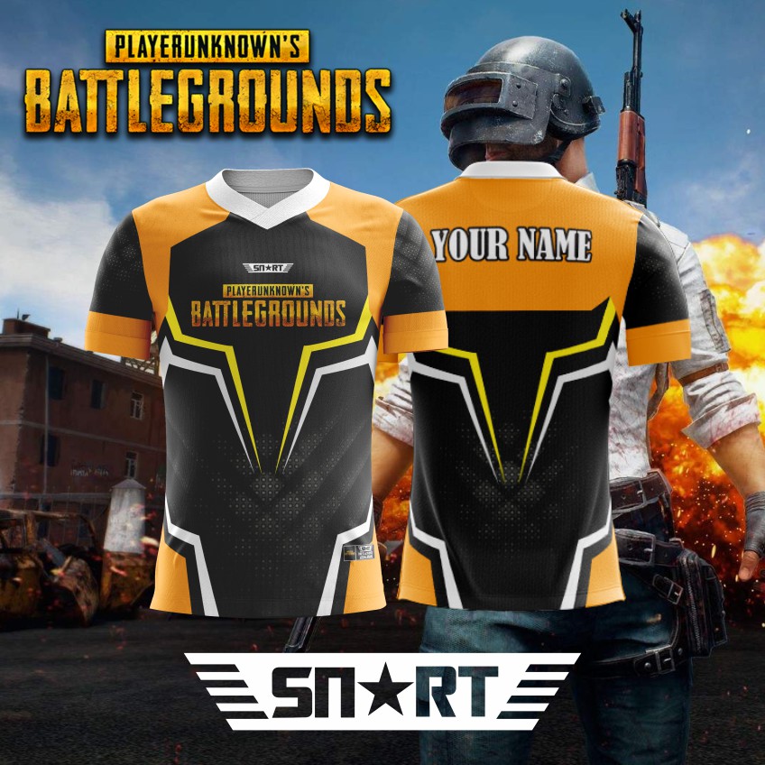 Jersey Gaming Esport Custom Squad PUBG Mobile, Free Fire, MLBB Gratis Nama & Logo