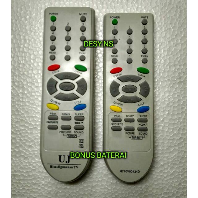 REMOTE TV TABUNG LG/REMOT TV TABUNG LG/REMOTE LG