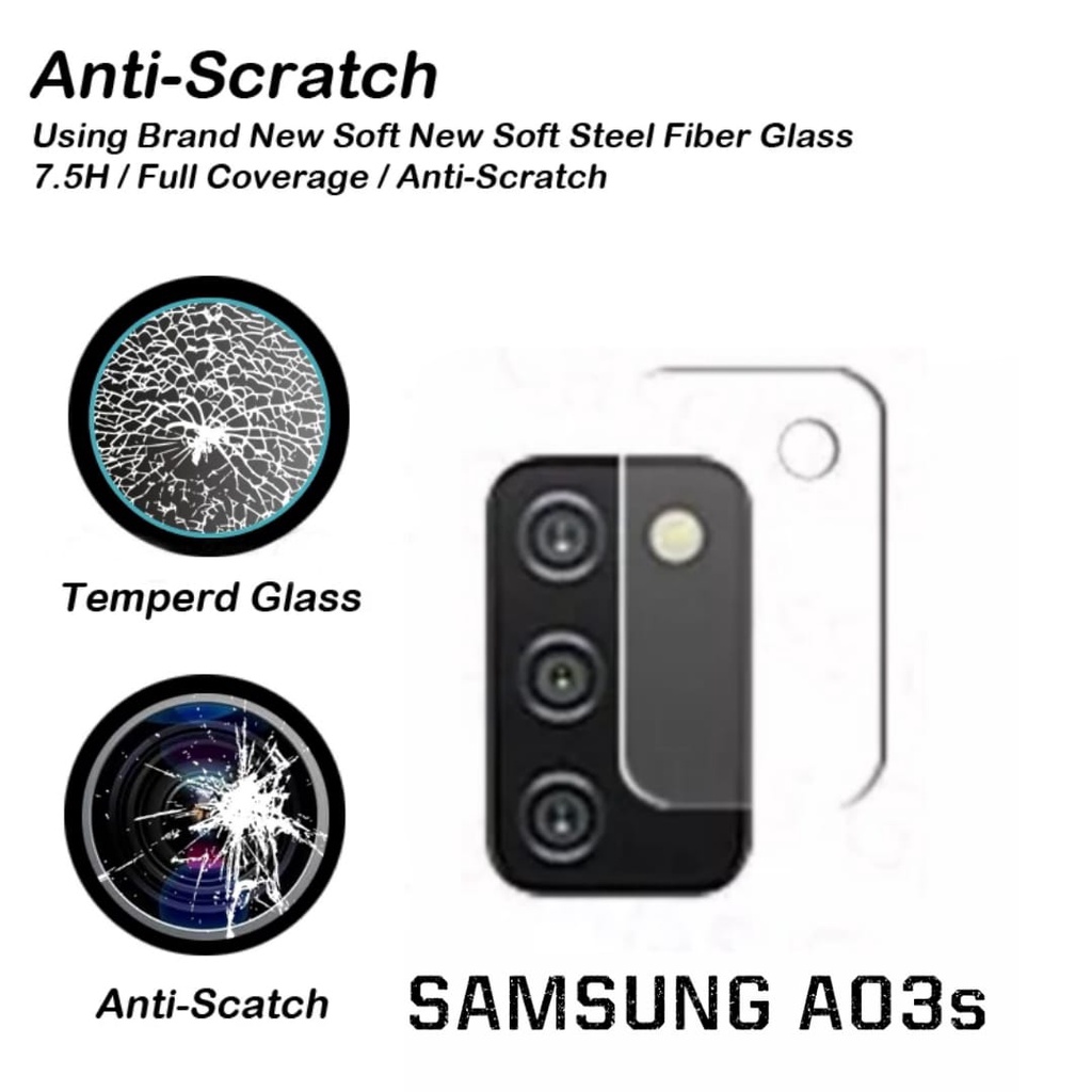 PROMO Tempered Glass Lens Camera SAMSUNG A03s Anti Gores Kaca Pengaman Lens Camera Belakang