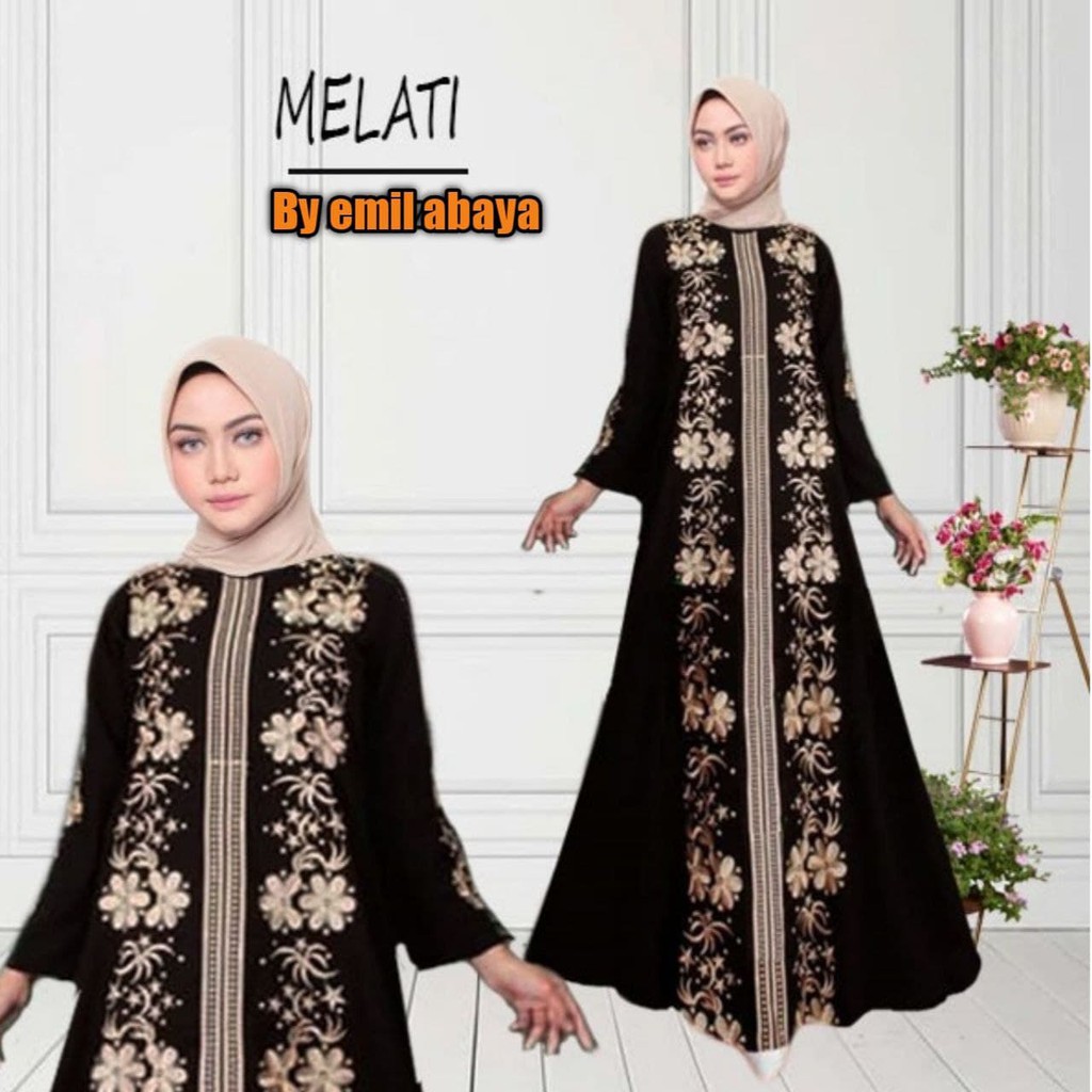 GAMIS ABAYA BORDIR JUMBO / GAMIS TURKI ABAYA / GAMIS BORDIR