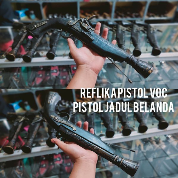 REFLIKA PISTOL VOC JAMAN DULU PROPERTI FILM BISA COD