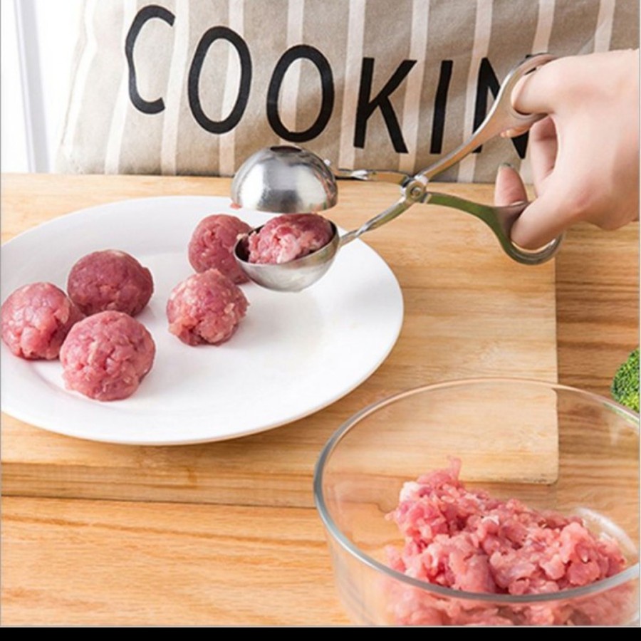 Scoop cetakan bakso gunting bakwan meatball maker dapur kitchen masak - ukuran kecil