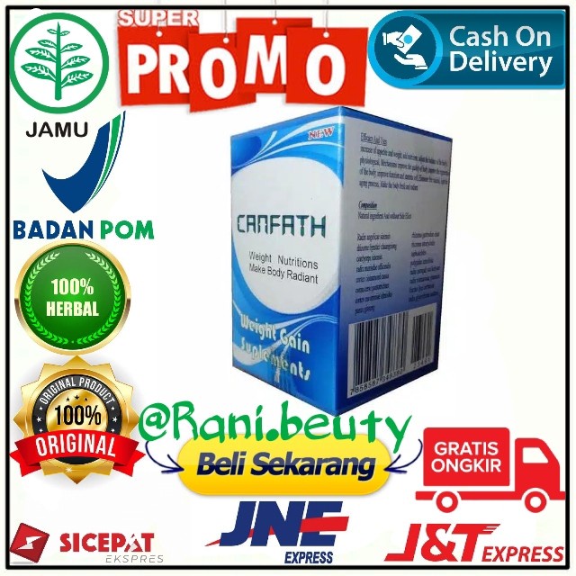 Obat Penggemuk Badan Super Canfath Priginal Canada 100% Asli & Herbal
